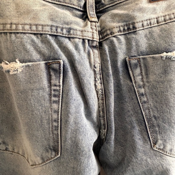 “ONE X ONE TEASPOON”WIDE LEGS JEANS/SIZE 25/MID-HIGH WAIST/SIDE STRIPE/COWGIRL - Picture 12 of 12